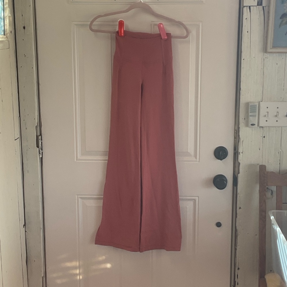 Lululemon Groove high rise split hem flared pants